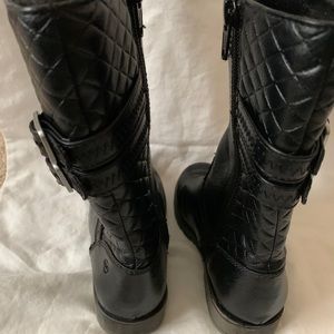 Stride Rite Girls' Leather Riding boots